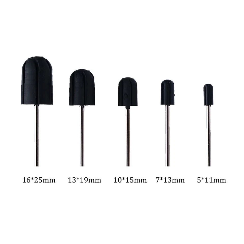 50Ppc/Set Orange Nail Sanding Caps Nail Drill Bit Electric Nail Gel Polish Tools - Image 4 of 4