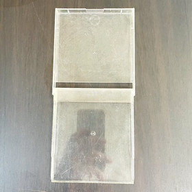 Nintendo Famicom Disk System Authentic Original Plastic Clear Case Disk Case