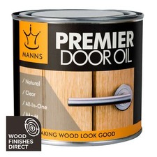 Manns Premier Door Oil - 500ml & 1L- Tough & Durable - Clear Matt Finish