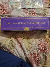 1987 Topps Tiffany Baseball Card Set Collectors edition