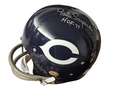 Gale Sayers Autographed Chicago Bears Signed FS TK Suspension Helmet PSA