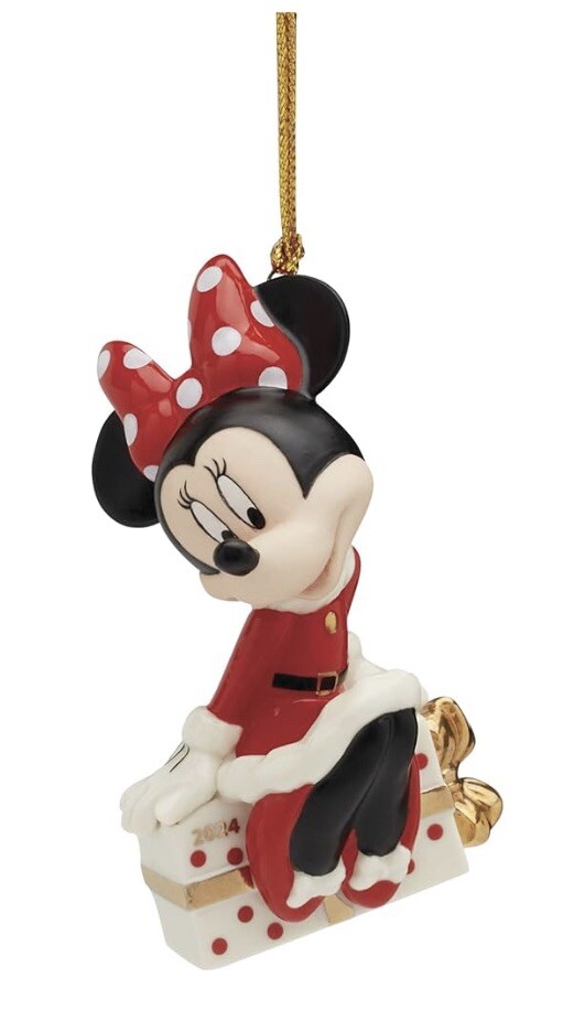 LENOX 2024 Minnie Mouse Sitting on Gift Collectible Figure New in Box