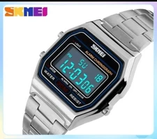 Retro Classic Digital Watch for Men-Women Quartz Skmei 5 ATM Water Proof UK 