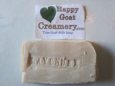LAVENDER GOAT MILK SOAP HAPPY GOAT CREAMERY PURE ESSENTIAL OIL FREE SHIPPING