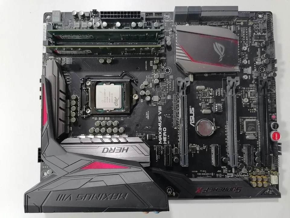 ASUS MAXIMUS VIII HERO Intel Z170 ATX 1151 + i7-6700 + 16gb ddr4 Kingston. Base - Imagen 2 de 4