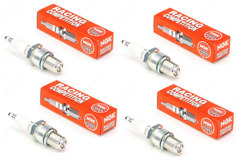 Lot De 4 Bougies NGK CR9EK - Pour Moto, Filetage 10mm, écartement 0.7mm, Taille Clé 16mm