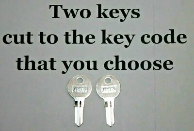 UNDERCOVER H700-H756 pair Keys For Brand FX EVERLAST TRUCK BODIES Tool box. cut to key code