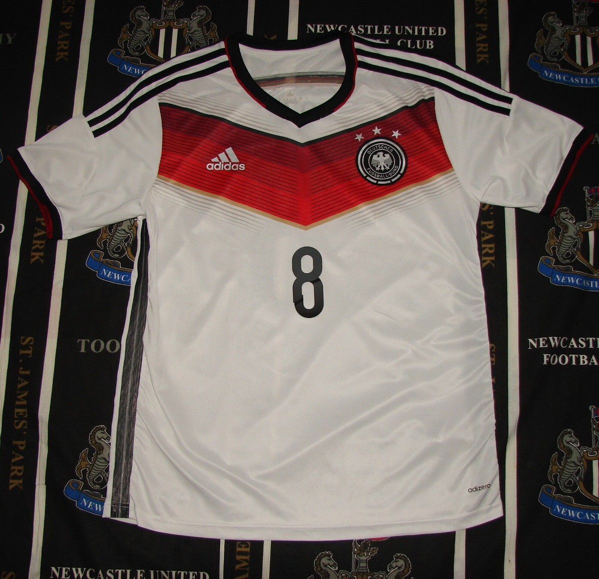 14's adidas × Germany Home Game Shirts GERMANY 2014 HOME FOOTBALL SHIRT JERSEY ADIDAS WORLD CUP