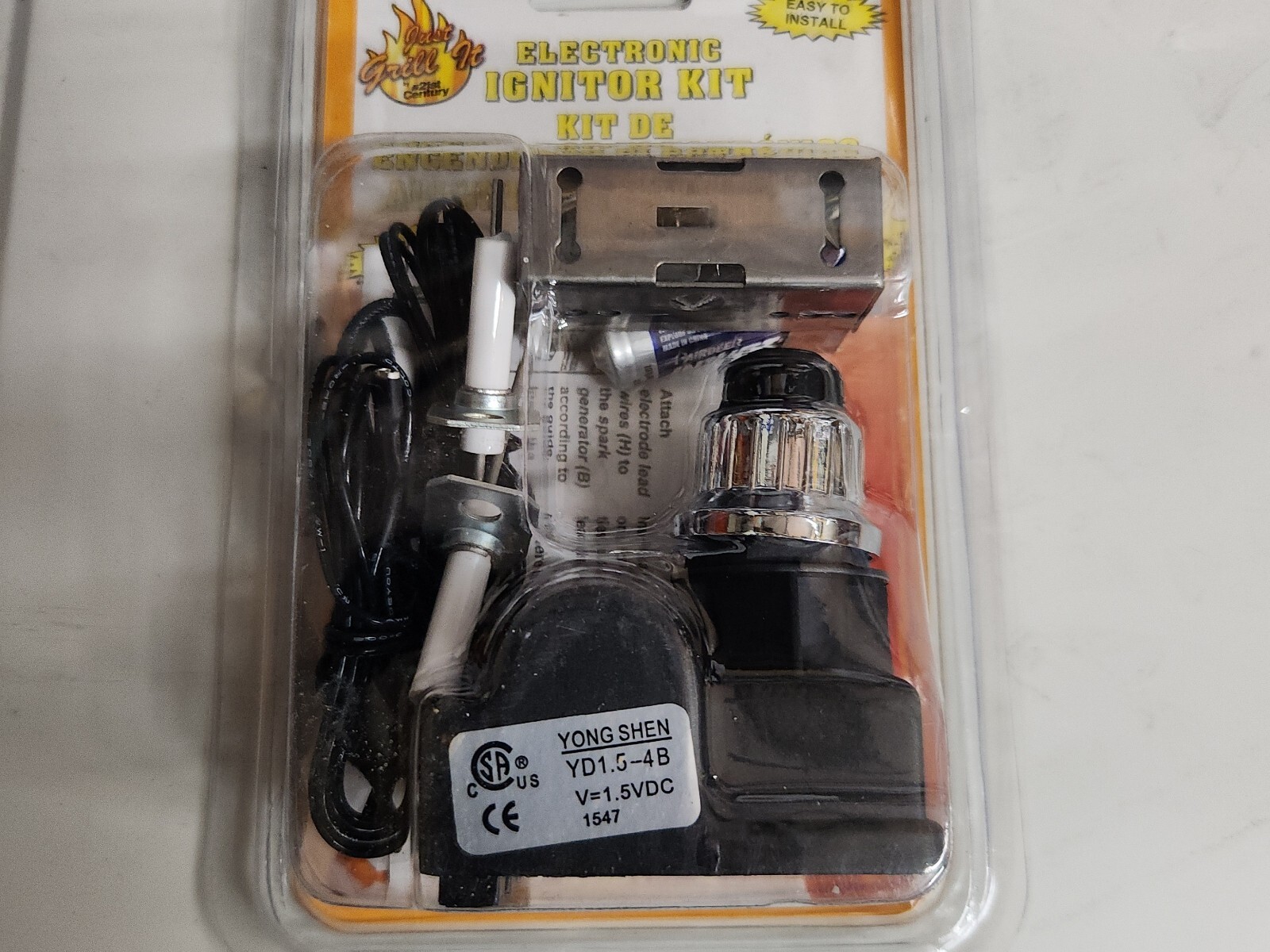 Universal Fit PUSH BUTTON BBQ GAS GRILL Electronic Ignitor Kit BBQ