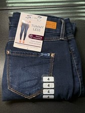 NWT Seven7 Women's Tummyless High Rise Slim Stretch Skinny Jeans Avalon 4 28x29