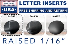 GLOSS BLACK 20-25 Silverado GMC HD Lettering