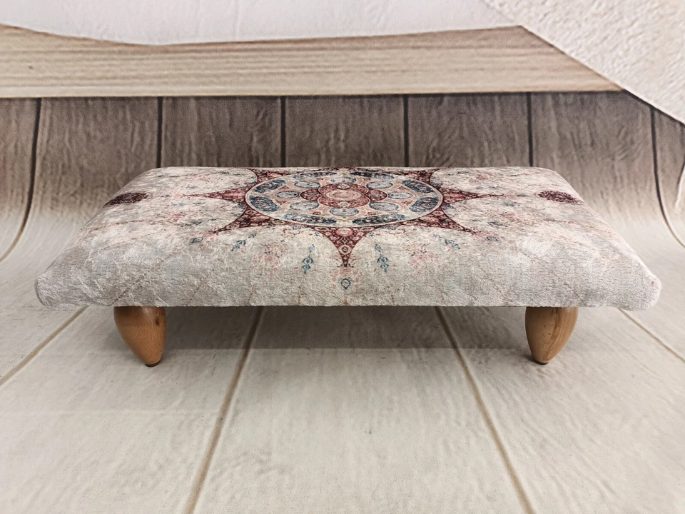 Footstool ottoman Bench for sofa Comfy stool Stylish stool Stepping stool - Image 2 of 4