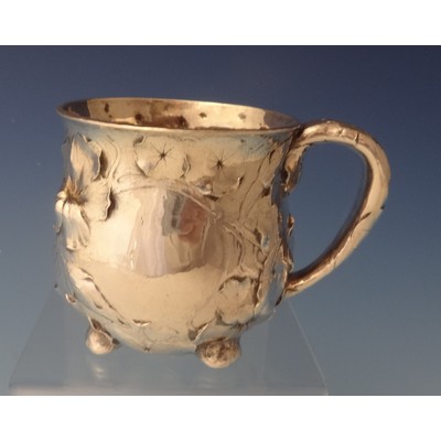 Martele by Gorham Sterling Silver Baby / Child'S Cup Floral Motif (#0119)