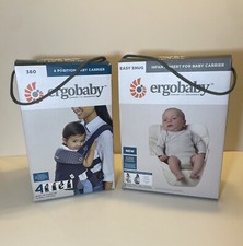 Ergobaby Carrier 360 All Position Dusty Blue Includes Ergobaby Insert Natural
