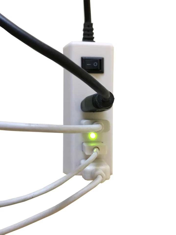 4-Port USB Portable Multi-Purpose Charger with 5Ft. Power Cord for iPhone, iPad - Image 2 of 4