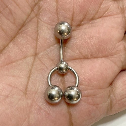 WANNA STAY WET ALL DAY, Try 3 Big Ball 14g Horseshoe Barbell Combo Doorknocker. - Picture 7 of 9