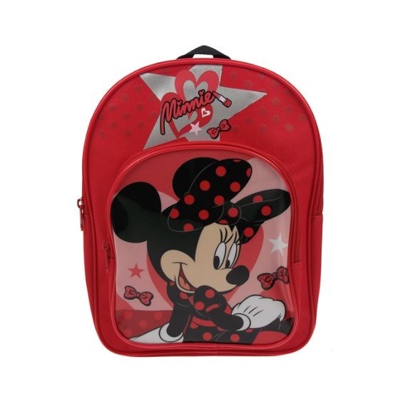 Disney Minnie Mouse 'pintalabios' PVC mochila maleta escolar delantera |  Compra online en eBay