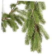 Artificial Pine Garlands, 6ft Real Touch Winter Pine Garland Greenery 