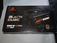 Aresgame AGT1000 Black Cube 1000W 80 Plus Gold Fully Modular Power Supply