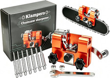 Klampero Chainsaw Sharpener, Portable Manual Sharpening Tool, Equipped With 7 Sh