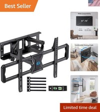 Full-Motion TV Wall Mount for 37-75 Inch TVs   Holds Up to 100 lbs