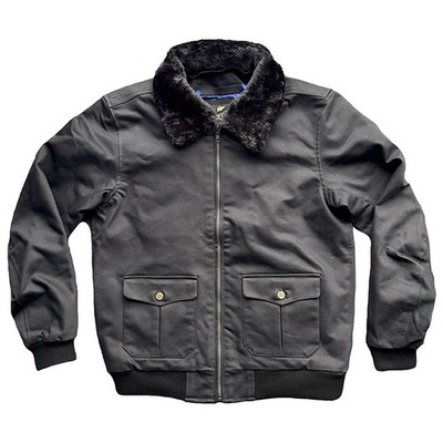Age Of Glory Cockpit Canvas Jacke - Schwarz