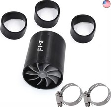 2.5 F1-z Car Air Intake Turbonator Dual Fan Turbine Super Gas Fuel Saver
