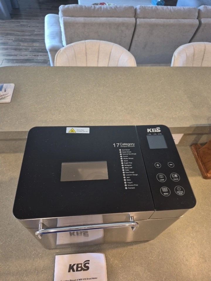 KBS MBF-010 Stainless Steel Bread Machine..Tested!
Opens in a new window or tab