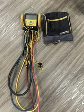 Fieldpiece SM480V 4-Port Refrigerant Manifold Micron Gauge + Yellow Jacket Hoses