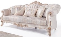 Casa Padrino Luxus Barock Wohnzimmer Sofa Mit Kissen 243 Cm - Barock MöBel