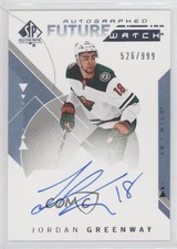 2018-19 SP Authentic Auto Future Watch 526/999 Jordan Greenway #155 Auto 0ll