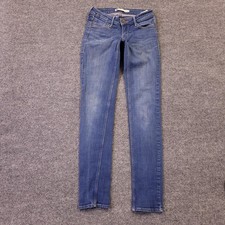 Levis Demi Curve Low Rise Skinny 26x30 Actual Sz Stretch Denim Distressed