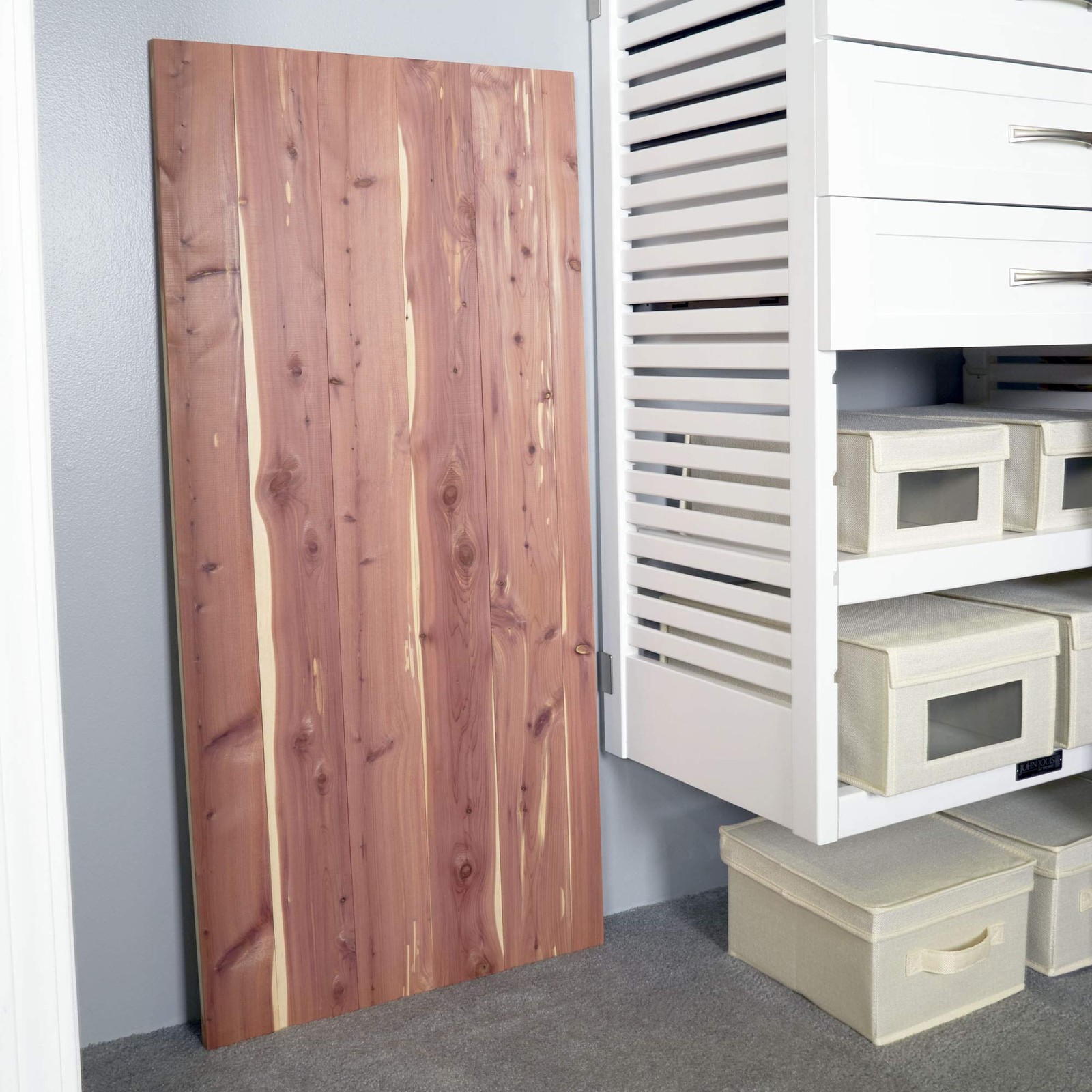 Cedar Fresh Cedar Panels For Closet Bracket Free Natural Wood Storage 2 Pack