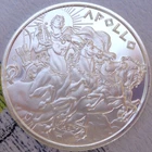1 oz. APOLLO Greek Mythology Series #4 rounds BU .999 fine silver