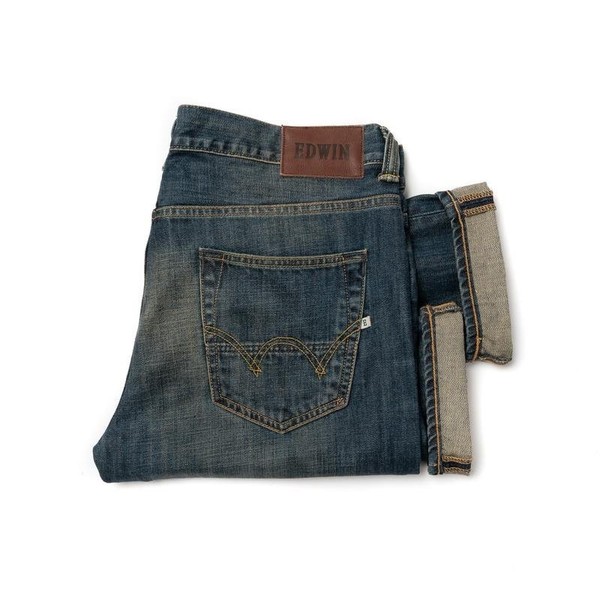Men Edwin Jeans Navy Cotton 34 / L / 50