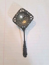 Antique Sterling Silver Tea Strainer - 19th Century.