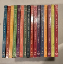 Golden Book Encyclopedia 1-16 Complete Set 1959 Golden Press