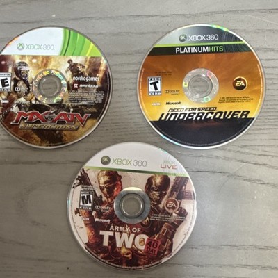 MX vs ATV Supercross, Need for Speed Undercover, Army of Two Xbox 360, Microsof 