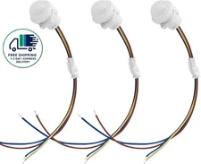Interruptor de sensor de movimiento (paquete de 3), sensor PIR de detección