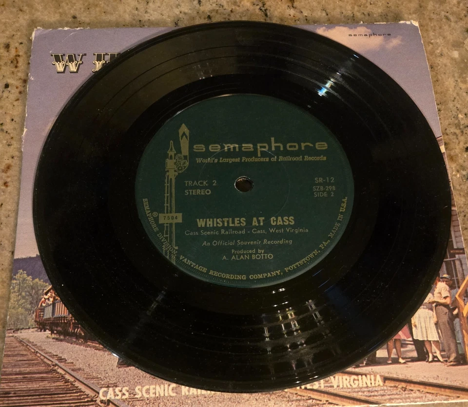 Whistles At Cass/ Cass Scenic Railroad 45 rpm - Image 4 of 4