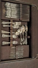 Rose Point by Wallace Sterling Silver Dinner Size Flatware Set 12 Service.