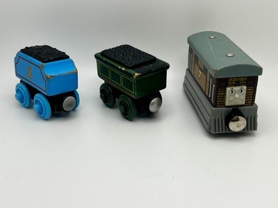 Thomas & Friends Magnetic Wooden Railway  TOBY CAR, Emily s  & Edward s tender
