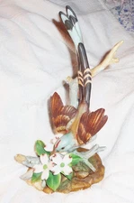 Vintage 1983 Andrea by Sadek Scissor-tailed Flycatcher Bird Figurine, Porcelain