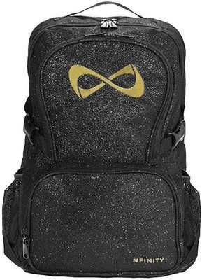 Nfinity Sparkle Backpack for Cheerleaders   Glitter Finish, Lightweight and Dura