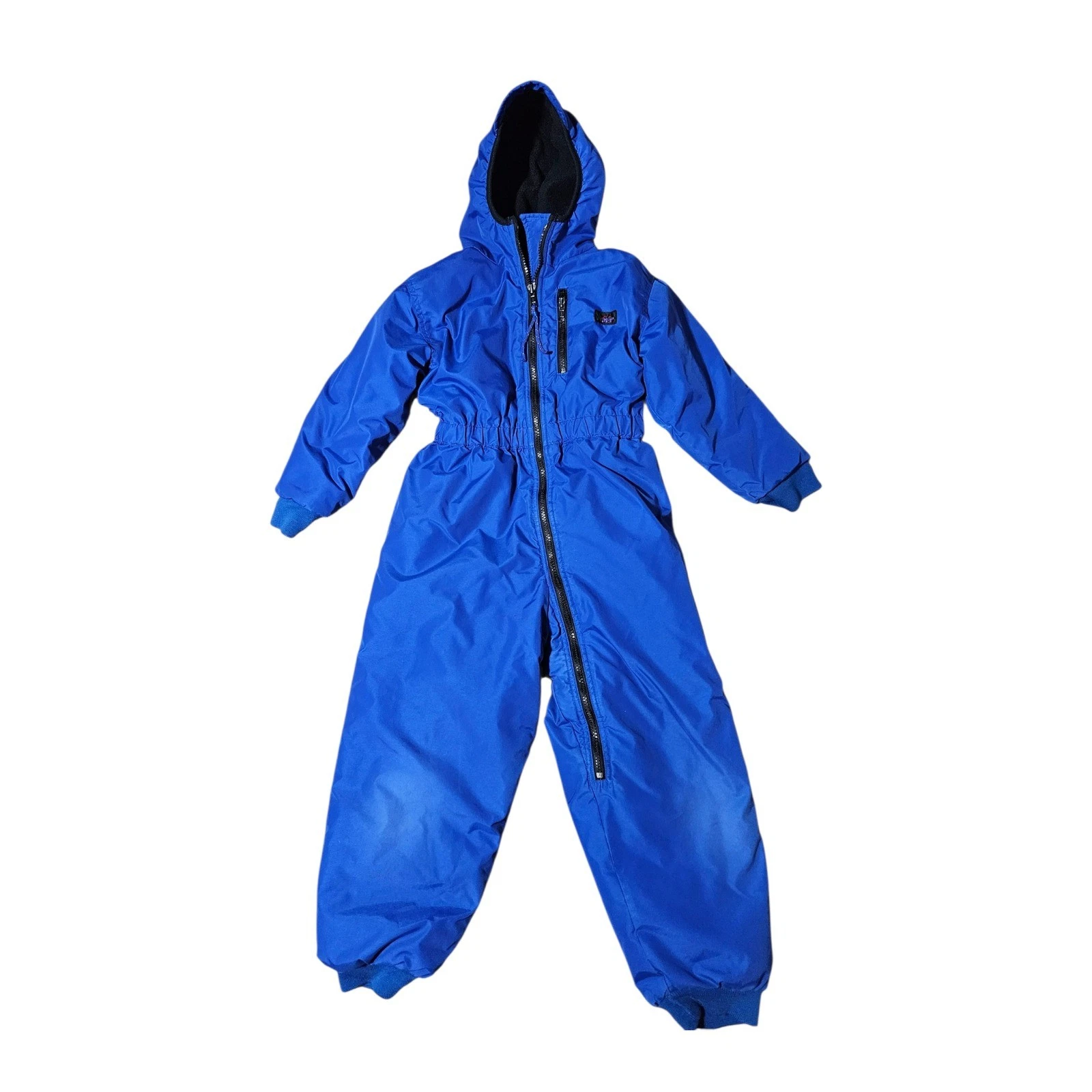 Vintage REI Kids Snowsuit Blue Jacket Size XS 4-5 Ski Snowboarding Winter Coat