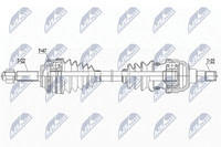 NTY Antriebswelle NPW-DW-045 FüR Chevrolet Aveo Kalos T250 T255 LPG