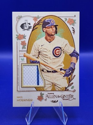 Nico Hoerner 2024 Topps Allen & Ginter #AGR-NH Full-Size Relics B