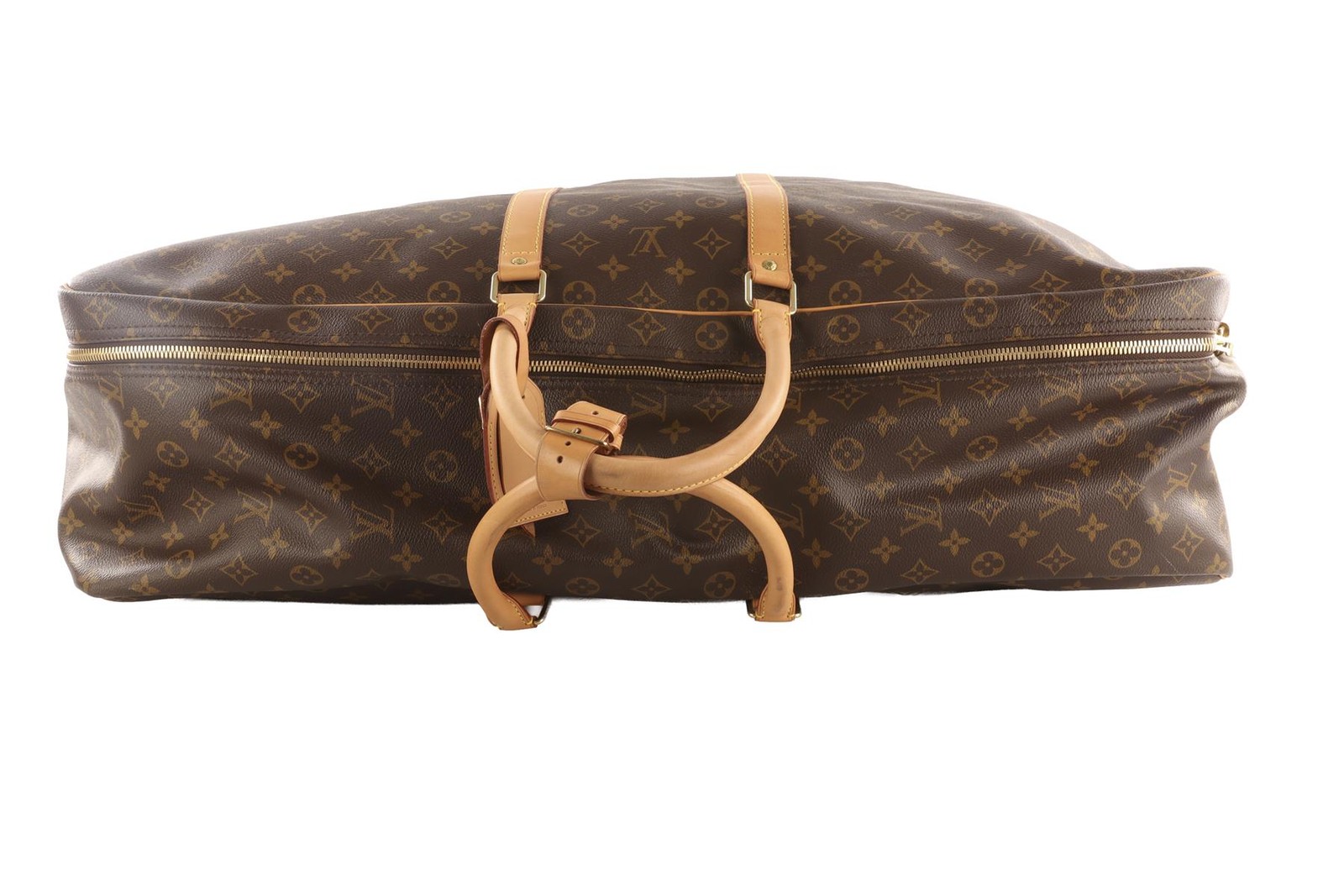 LOUIS VUITTON BROWN 2002 SIRIUS 70 MONOGRAM COATED CANVAS SUITCASE image 8