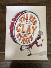 Original Concert poster Red Clay Strays from Feb 7 Show In Columbia SC.
