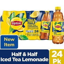 Lipton Half Half Iced Tea Lemonade 16.9 fl oz 24 Pack